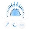 Didiseaon Gauge Earrings Set 50pcs Acrylic Ear Gauges Studs Earring Stretching Kit Fashion Horns view 4