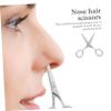 CALLARON 2pcs Stainless Steel Brow Scissors Rounded Tip Eyebrow and Nose Hair Trimming Scissors Compact Grooming Tools for Eyelash Extensions and Beard Care view 4