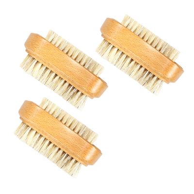 Beaupretty 3pcs Nail Brush Sided Manicure Brush for Hand Foot Nail Buffer for Cleaning