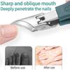 2025 Eagle Beak Nail Clippers, Three Sets of Eagle Beak Beveled Nail Clippers, Stainless Steel Slanted Curved Blade Toe Nail Clippers for Ingrown Toenails & Fingernail (Black * 2) view 3
