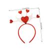 MAGICLULU Valentine Day Heart Hair Hoop Headband for Women Lightweight Festival Accessory for Parties Weddings and Masquerades Comfortable and Design view 2