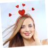 MAGICLULU Valentine Day Heart Hair Hoop Headband for Women Lightweight Festival Accessory for Parties Weddings and Masquerades Comfortable and Design view 3