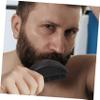 Beaupretty Comfortable Beard Brush Mustache Care Kit for Men Shave Brush Men's Grooming Tool Portable for Travel view 2