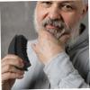 Beaupretty Comfortable Beard Brush Mustache Care Kit for Men Shave Brush Men's Grooming Tool Portable for Travel view 3