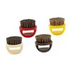 Beaupretty 4pcs Bristle Plastic Handle Beard Brush Mustache Grooming Brush Random Color view 1