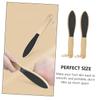 Beaupretty 2pcs Wooden Foot Scrubbing Board Dual-Sided Feet Care Exfoliation Tool for Smooth Skin and Dead Skin Removal for Home and Travel Use view 3