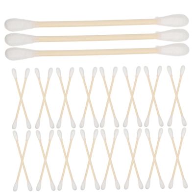 Alipis 100pcs Cotton Swabs for Makeup and Ear Cleaning Dual-Ended Buds for Gentle Skin Use for Travel and Everyday Cleaning
