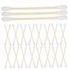 Alipis 100pcs Cotton Swabs for Makeup and Ear Cleaning Dual-Ended Buds for Gentle Skin Use for Travel and Everyday Cleaning view 1
