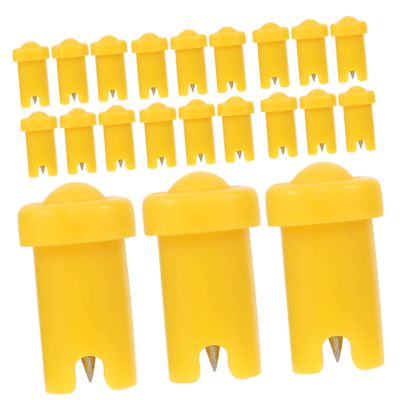 PACKOVE Eyelash Glue Bottle Blocking Needles Eyelash Extension Supplies Pin for Adhesive Glue Nozzle Tips Accessory