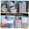 Angoily Multi-Drawer Desktop Storage Box 4-Tier Organizer Removable Drawers for Office and Home Use Sturdy Plastic Construction Modern Design view 4