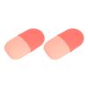 2pcs Ice Face Roller Reducing Puffiness Silicone Facial Eye Cold Roller Massage Tool for Home (Pinkish) view 2