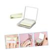 CALLARON 2sets Tea Oil Blotting Sheets Mirror Case Portable Facial Oil Absorbing Paper for Oily Shine Reduce Pores for Home Office Travel view 3