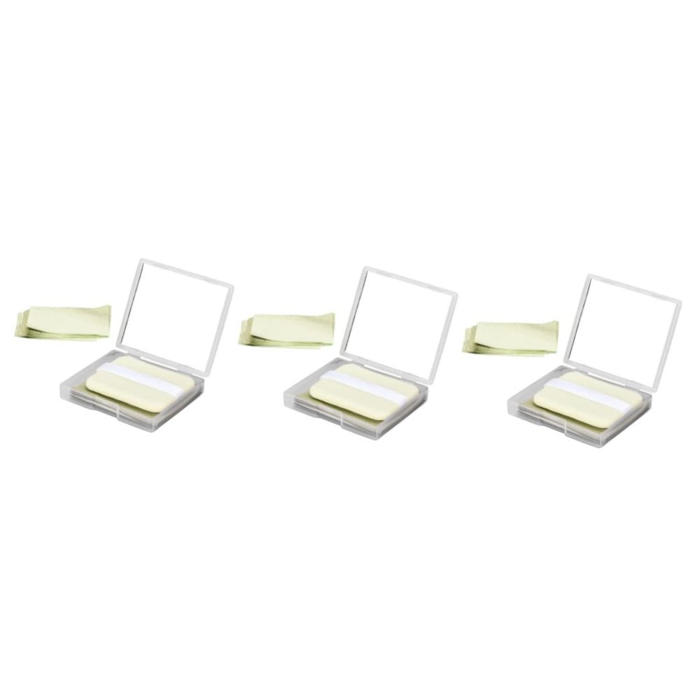 CALLARON 3sets Oil Blotting Sheets for Oily Absorbent Paper Mirror for Makeup Convenient for Home Office and School Use