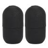 2pcs Ice Face Roller Reducing Puffiness Silicone Facial Eye Cold Roller Massage Tool for Home (Black) view 4