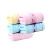 Beatifufu 5pcs Cotton Plaid Belt Towels Breathable Face Cleansing Bath Towels Random Colors Styles Lightweight Comfortable for Daily Use view 1