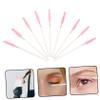 CALLARON 100pcs Eyelash Brush Applicator Cover Professional Makeup Tool for Mascara and Eyelash Extensions Portable Spiral Brush for Women Handle view 2