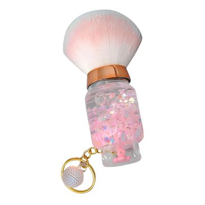 Ipetboom Double-ended Makeup Brush Setting Powder Brush Loose Powder Makeup Applicator for Women Cosmetics Tools