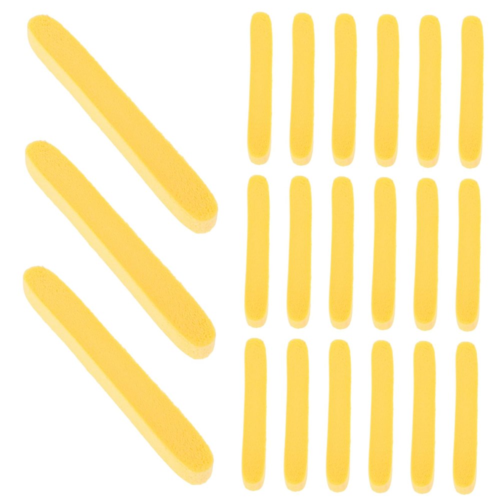 Baluue 50pcs Soft Face Cleansing Compressed Sponges for Makeup Facial Cleaning Gentle Exfoliation for Travel
