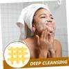 Baluue 50pcs Soft Face Cleansing Compressed Sponges for Makeup Facial Cleaning Gentle Exfoliation for Travel view 3