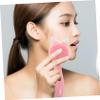 PartyKindom Dual-Sided Silicone Facial Cleansing Brush ABS Handle Manual Face Scrubber for Deep Cleaning and Exfoliating for Skin Types view 3