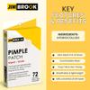 JIMBROOK Pimple Patches For Face (72 Patches) Hydrocolloid Pimple Patches  Round Design Tapered Blemish Patches  Pimple Stickers | Zit Patches ((72 Count (Pack of 1) view 2
