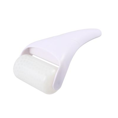 Mikinona 1Pc Facial Ice Roller for Relief Long Handle Design for Easy Use Soothes Redness and Wrinkles for Women and White