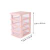 ABOOFAN Large Capacity Drawer Makeup Organizer Lid Dustproof Cosmetic Storage Box for Desktop Versatile Sundry Holder for Vanity and Bathroom view 2