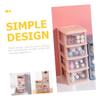 ABOOFAN Large Capacity Drawer Makeup Organizer Lid Dustproof Cosmetic Storage Box for Desktop Versatile Sundry Holder for Vanity and Bathroom view 3