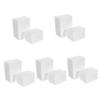 PACKOVE 1200pcs Rectangular Makeup Remover Pads Stretchable Cleansing Cotton Pads for and Lint for Daily Skincare and Travel Use view 1