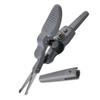 PACKOVE 4pcs Eyebrow Scissors for Precision Grooming Trimmer for Facial Hair Nose Hair and Beard Ergonomic Design Rounded Tips Beauty Tool for Men and Women view 3