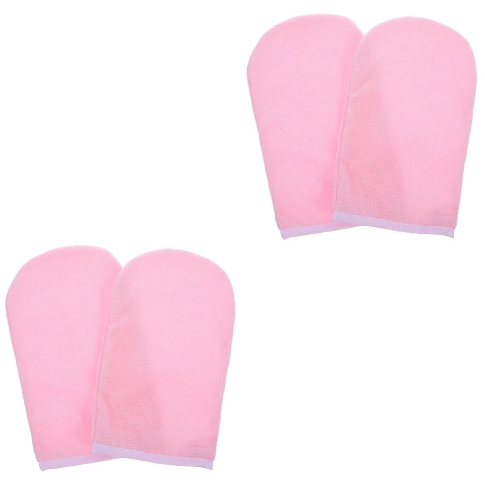 CALLARON 2pairs Moisturizing Spa Gloves for Hand Care Paraffin Wax Mittens for Soft Skin Lightweight and Comfortable for Home Use and