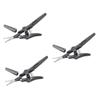 PACKOVE 3pcs Eyebrow Scissors Trimmer for Facial Hair Eyelash Grooming Ergonomic Design for Men Women Portable Easy to Use view 1