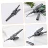 PACKOVE 3pcs Eyebrow Scissors Trimmer for Facial Hair Eyelash Grooming Ergonomic Design for Men Women Portable Easy to Use view 3