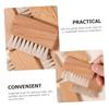 Beaupretty 3pcs Boar Bristle Nail Brush Cleaning Tools for Fingernails Toenails Portable Lightweight Multi-functional Nail Tools for Manicure view 3