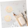 PartyKindom Natural Loufee Slices Soap Base Holder for Shower Loofah Cuts Multi-function Soap Mat Loofah Brush view 4