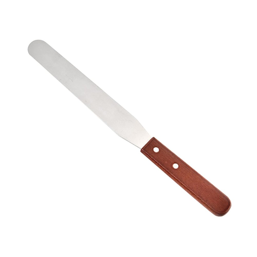 CALLARON Hair Removal Waxing Removal Tool Stainless Steel Spatula Wooden Handle for Precision