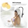 SAFIGLE 2pcs Exfoliating Bath Sponge Lightweight Body Scrubber for Gentle Skin Cleaning for Bathing and Travel Includes and Droplet Shapes view 4