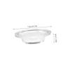 SOLUSTRE 3pcs Glass Candle Warmer Plate Replacement Dish for Wax Oil Warmer Bowl Liner Decorative Scent Diffuser for Home view 2