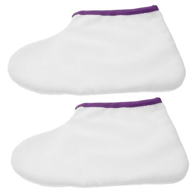 Beaupretty Wax Warmer Cover Foot Gloves for Moisturizing Nourishing Foot Care Mitts Easy Washable Mitts