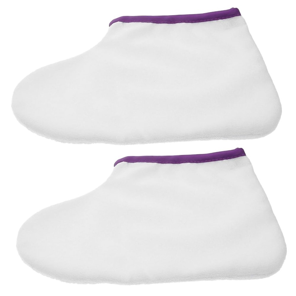 Beaupretty Wax Warmer Cover Foot Gloves for Moisturizing Nourishing Foot Care Mitts Easy Washable Mitts