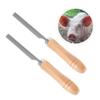 ABOOFAN 2pcs Butcher Hair Removal Tool Hair Removal Blades Racks Easy Install for Pig Remover view 3