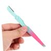 BIUDECO Ergonomic Eyebrow Grooming Tool Kit Brush Trimmer Tweezers for Women Men view 4