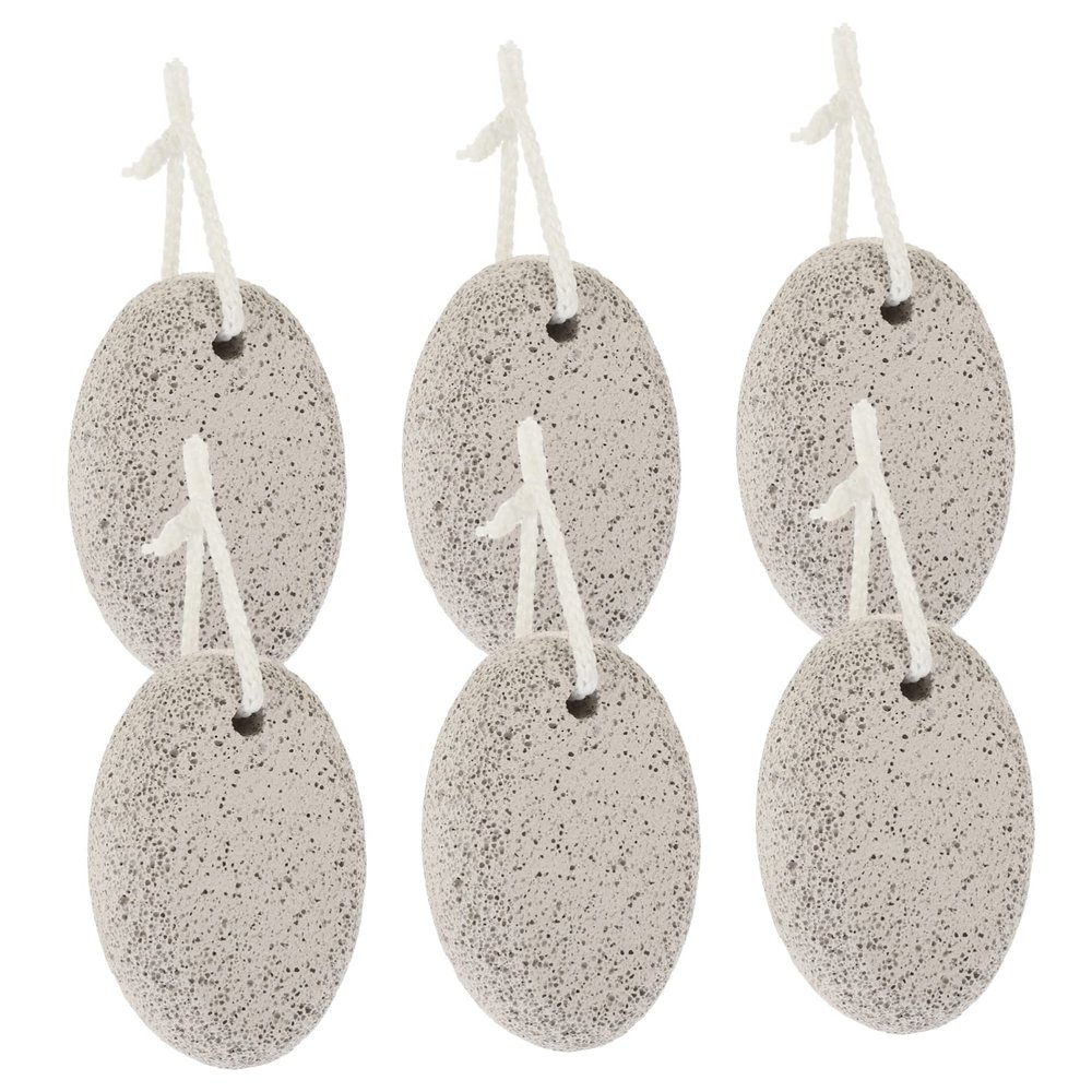 CALLARON 6pcs Grinding Stone Foot File Callus Remover for Feet Body Scrub Corn Removers Pumice Stone for Exfoliator Tool