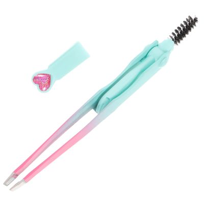 VINTORKY Eyebrow Kit for Women Men Precision Tweezers Lash Applicator Trimmer Brush Beauty Accessories
