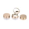 1Pc Gold Makeup Powder Container 6 Gram Empty Face Box with Puff Mini Loose Powder Mirror Makeup Tools Accessories for Travel view 3