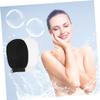 PartyKindom 2pcs Exfoliating Glove Body Scrub Mitts for Bath Dead Skin Remover Shower Gloves view 3