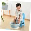 Anneome Foldable Foot Bath Basin for Boys and Girls Massaging Foot Soak Bucket Acupuncture Points Relief view 3