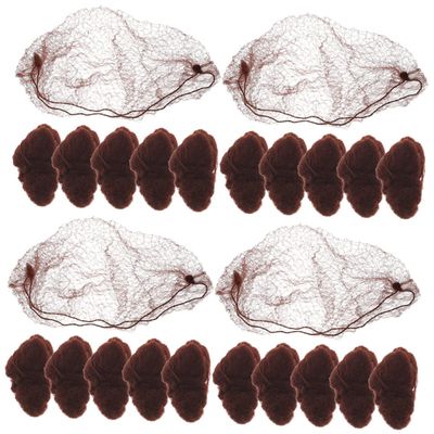 Beaupretty 60pcs Invisible Elastic Hair Nets for Women and Girls Hair Bun Cover Net for Parties and Sleeping High Elasticity for Easy Styling