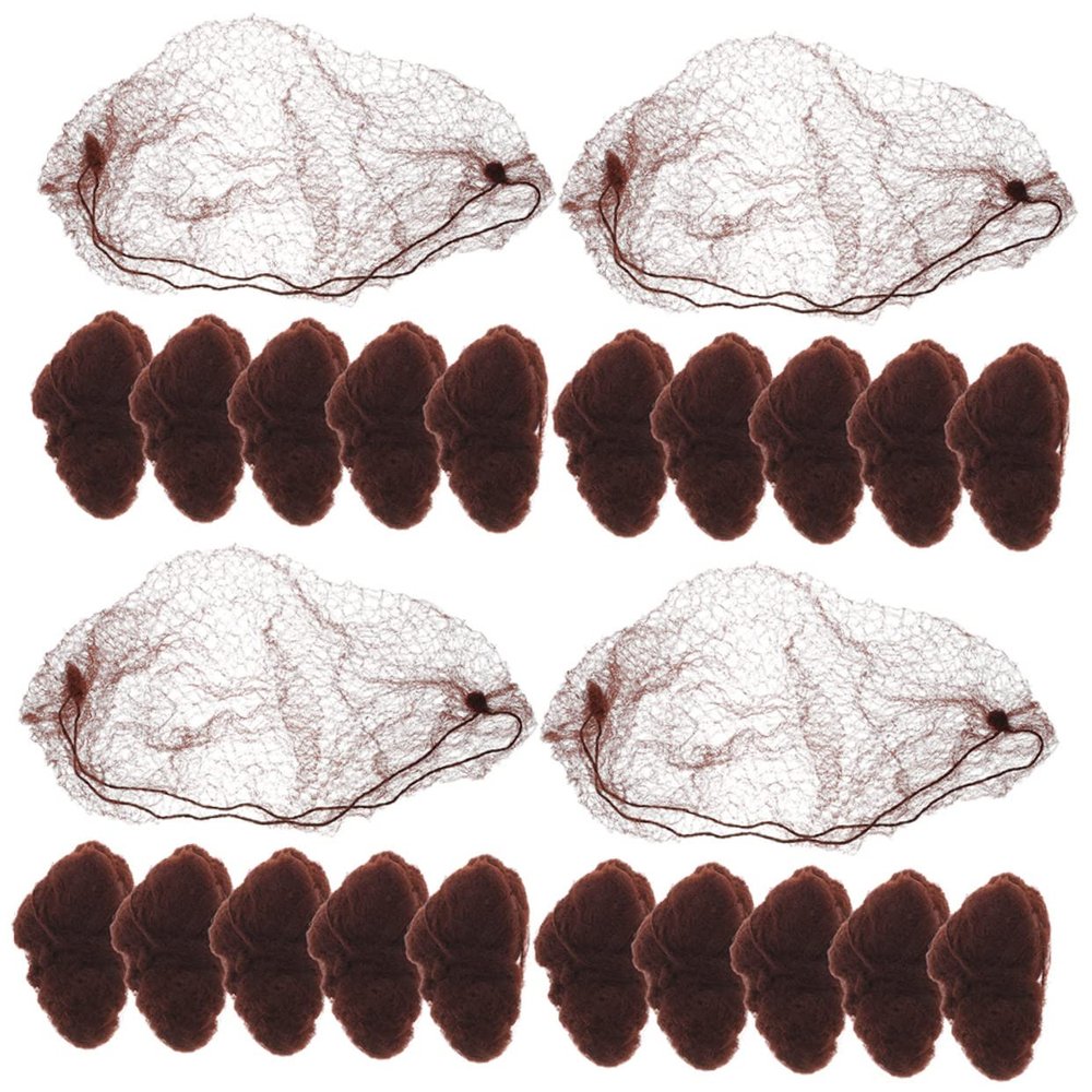 Beaupretty 60pcs Invisible Elastic Hair Nets for Women and Girls Hair Bun Cover Net for Parties and Sleeping High Elasticity for Easy Styling