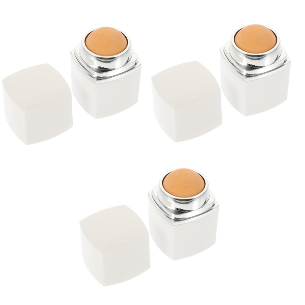 PartyKindom 3pcs Practical Volcanic Stone Oil Absorbing Roller for Face Care Reusable Tool Lightweight and Portable Design for Oily Skin Convenient Go Use
